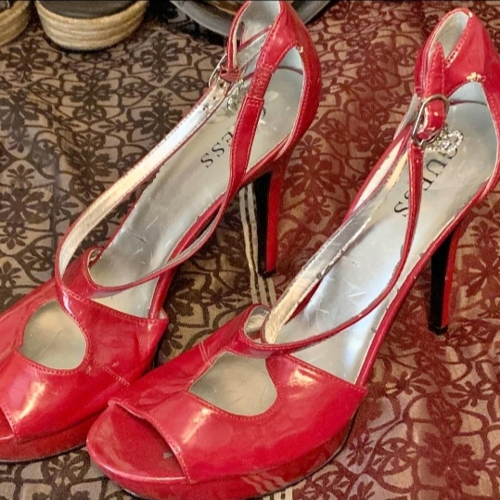 Used Guess slingback heels size 9